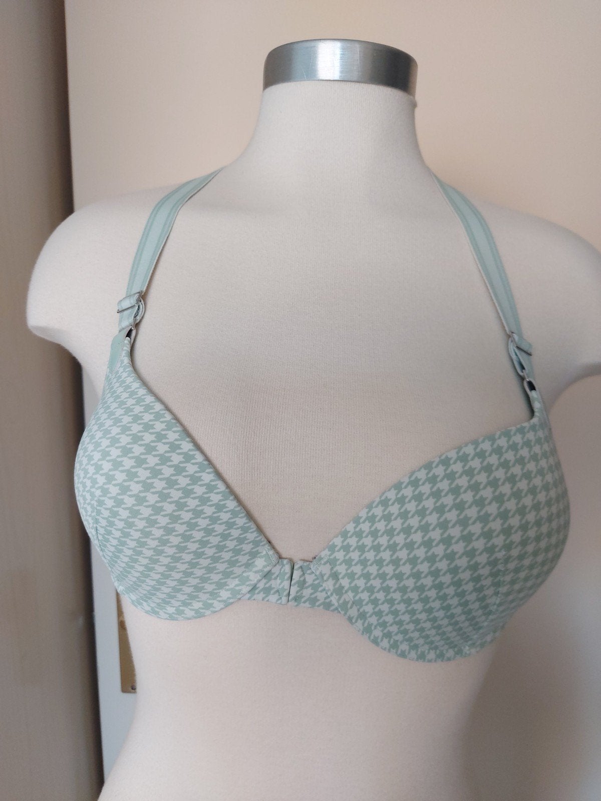Marlies Dekkers BH 80B - Lichtgroen met pied-de-poule, Marlies Dekkers, Ophalen of Verzenden, Groen, BH