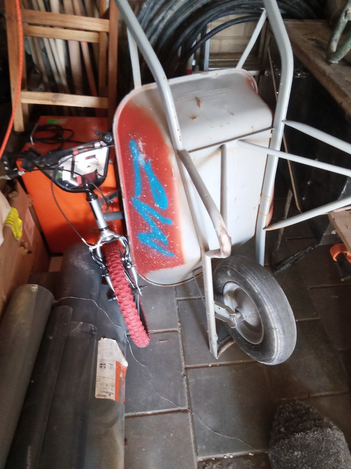 Matador kruiwagen - Gebruikt maar functioneel, Ophalen of Verzenden, Gebruikt, Handmatig, Matador