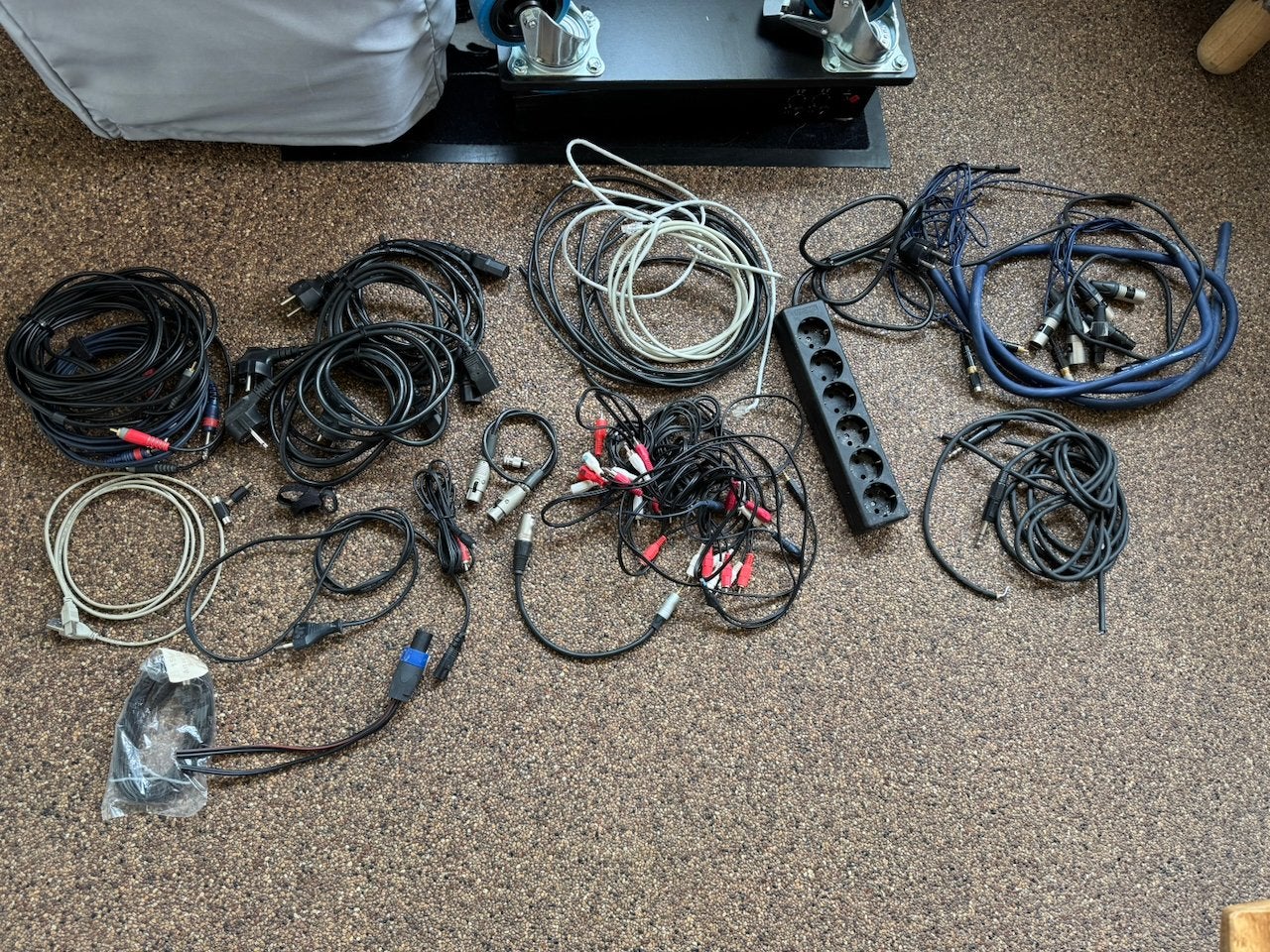 Audio kabels rest partij, Ophalen of Verzenden, Gebruikt, Apparatuur