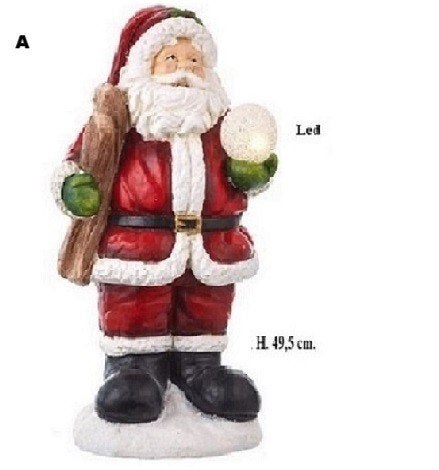 Kerstman met LED bol H.49,5 LED ** SALE! **, Verzenden, Nieuw