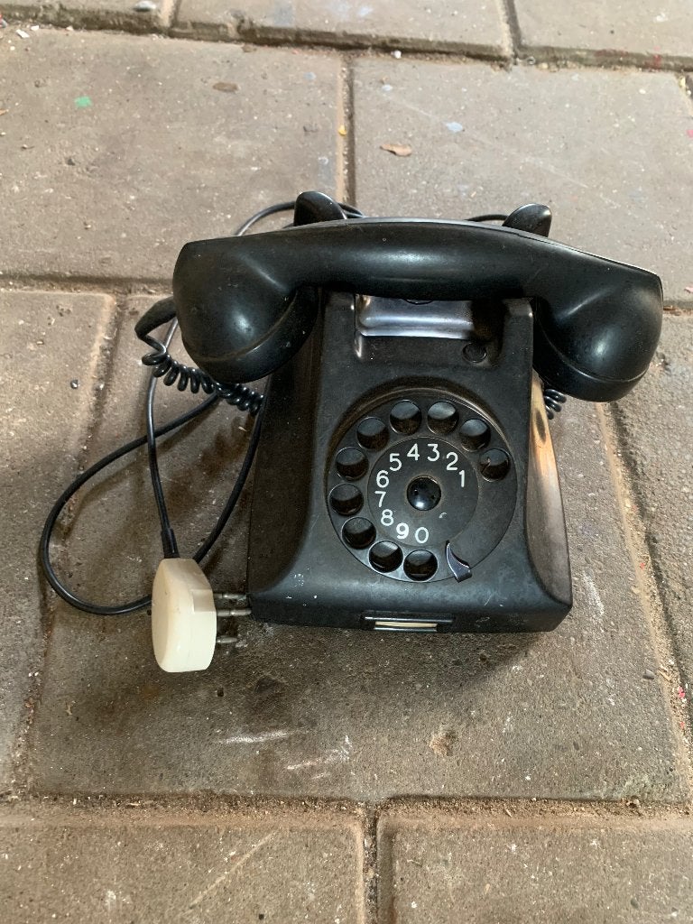 Telefoon oud bakeliet, Ophalen, Gebruikt, Bakeliet