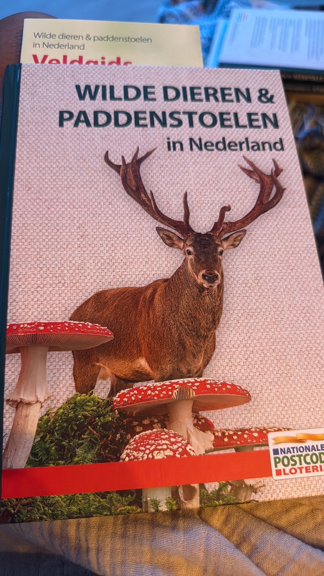 Wilde dieren en paddenstoelen + veldgids postcodeloterij, Ophalen of Verzenden, Zo goed als nieuw, Natuur algemeen