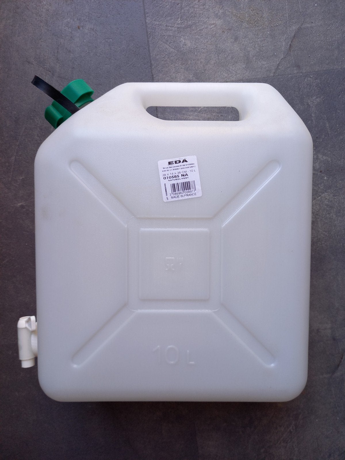 Jerrycan 10L met kraantje - Zo goed als nieuw, Ophalen of Verzenden, Zo goed als nieuw