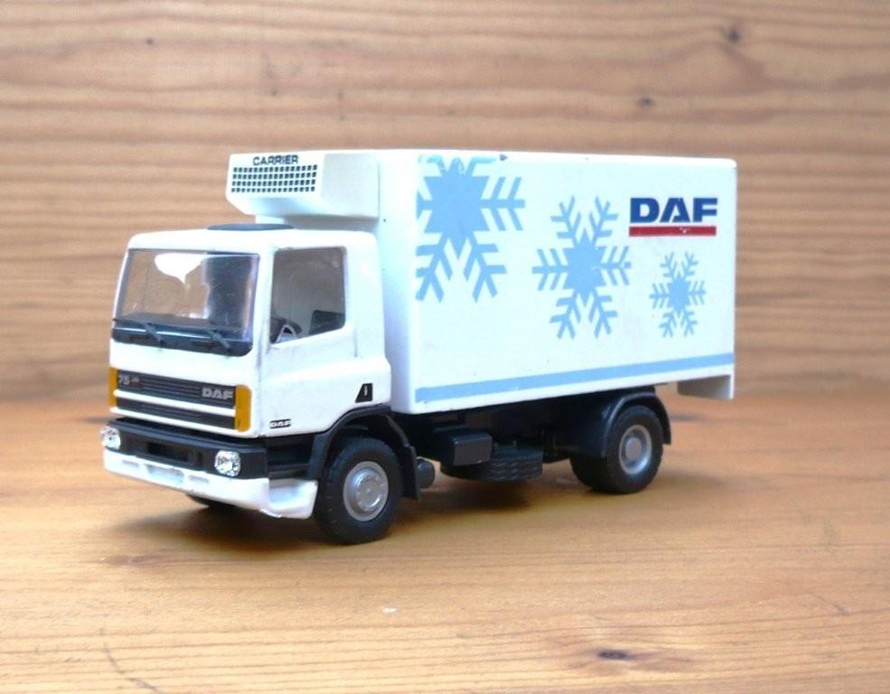 Lion Daf 75.300 Daf demo koelwagen., Ophalen of Verzenden, Zo goed als nieuw, Bus of Vrachtwagen, Lion Toys