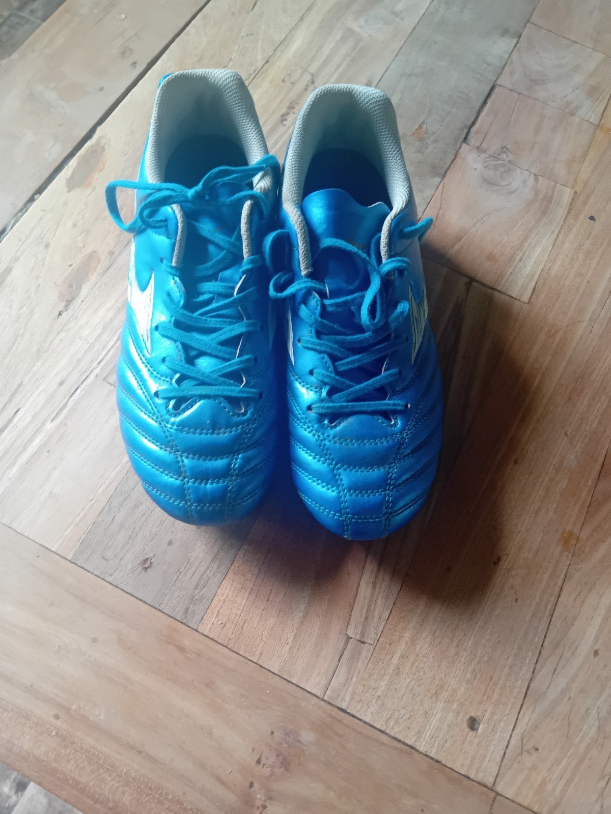 Mizuno Monarcida Neo voetbalschoenen - Blauw, Schoenen, Ophalen of Verzenden, Zo goed als nieuw, Maat S