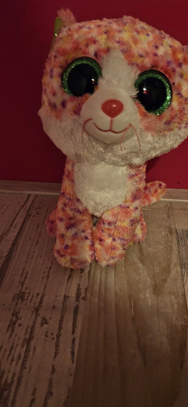 Ty Beanie Boo Sophie de Roze Kat - Zo goed als nieuw, Ophalen, Kat, Roze, Klein (minder dan 20 cm)
