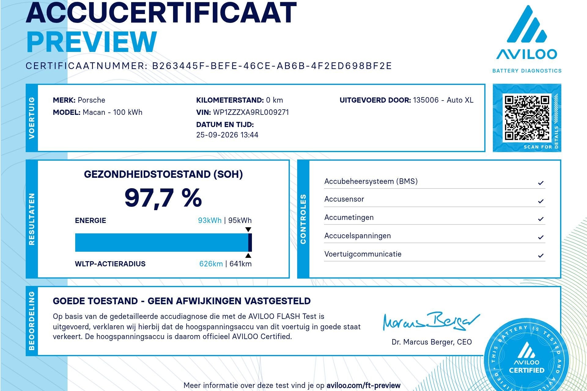 Porsche Macan 4 100 kWh Pano Trekhaak SportChrono Luchtverin, Auto's, Automaat, Dealer onderhouden, Gebruikt, 2000 kg