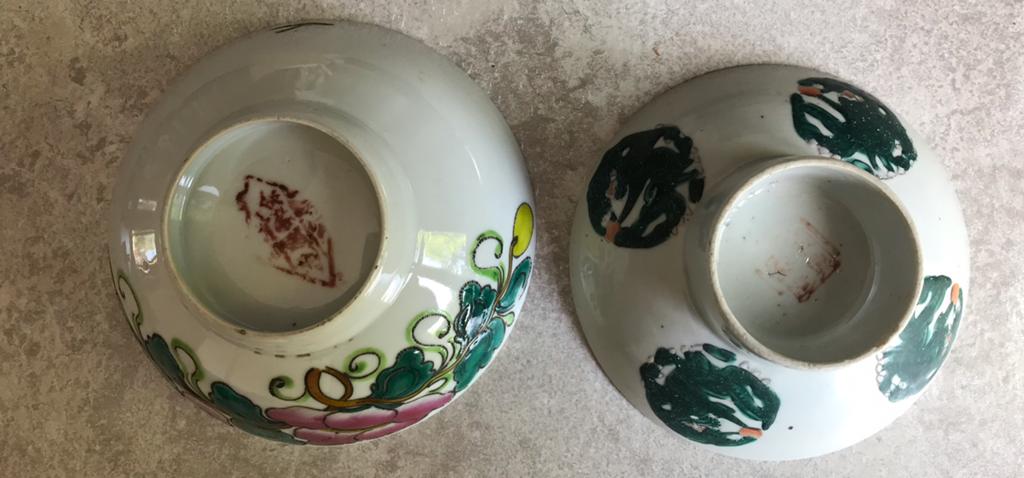 Chinese antieke kommen of schalen van porselein, Ophalen of Verzenden