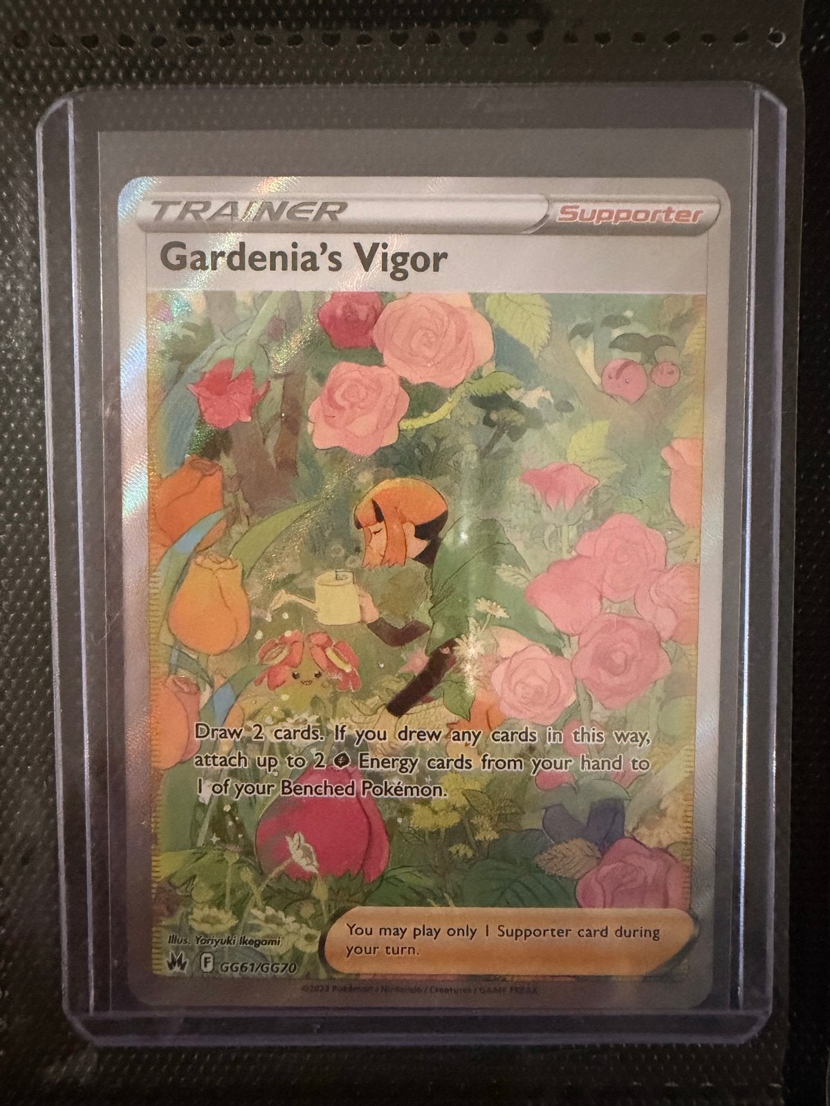 Pokémon TCG: Gardenia's Vigor GG61/GG70 Trainer Kaart, Ophalen, Zo goed als nieuw, Losse kaart, Foil