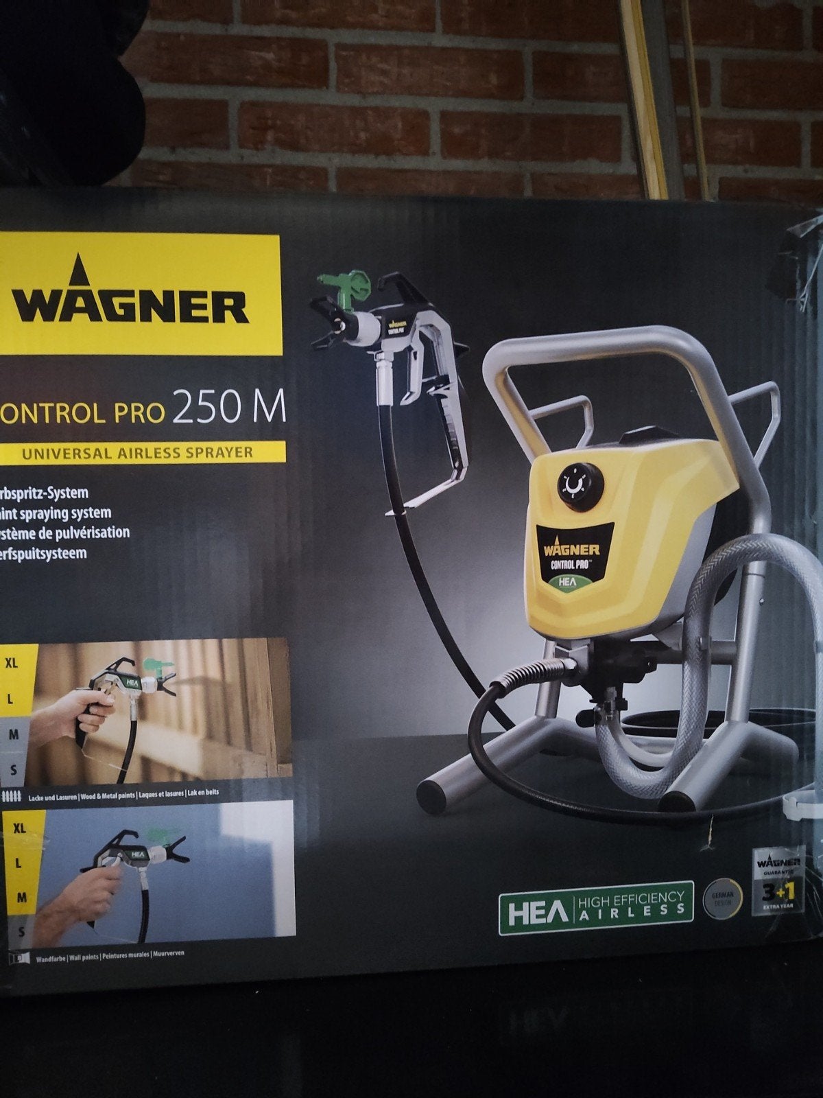 Wagner Control Pro 250 M Universal Airless Verfspuit, Ophalen, Zo goed als nieuw, Verfspuit of Verfpomp