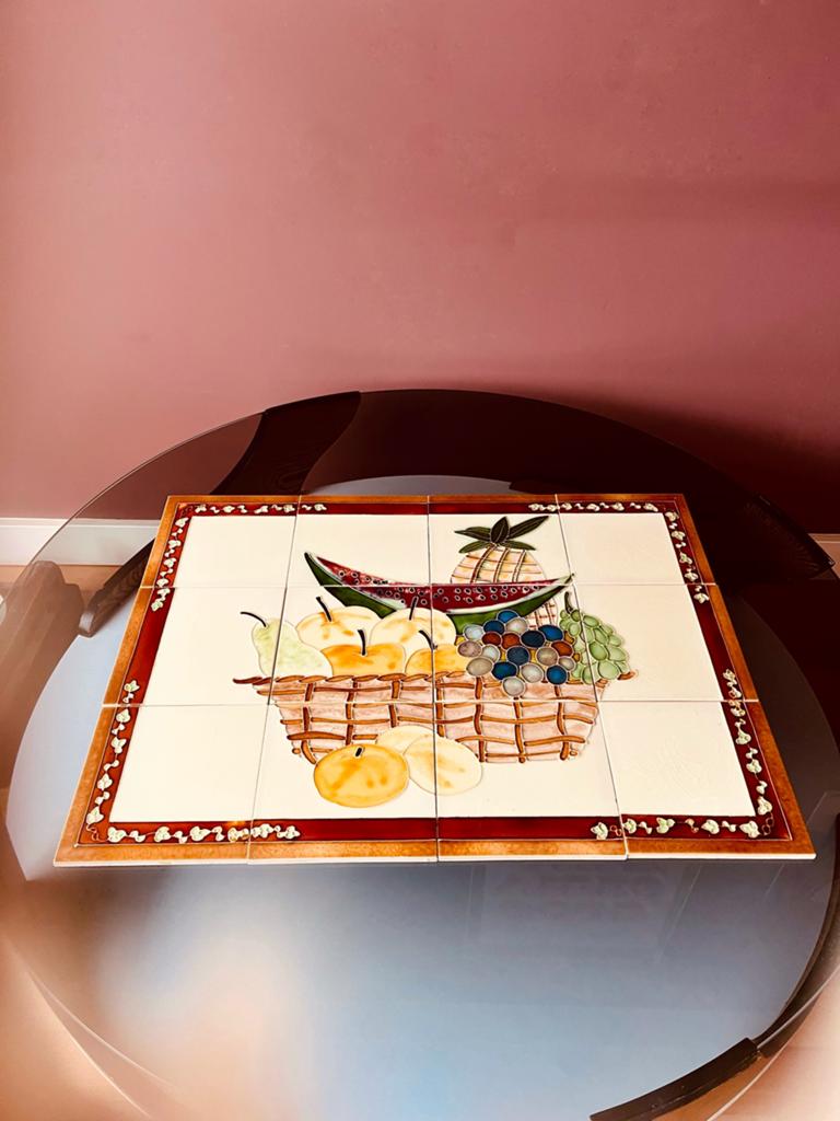 Majolica fruitmand tegels, Ophalen of Verzenden