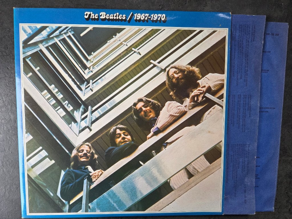 The Beatles - 1967-1970 (Blauwe Dubbel-LP), Cd's en Dvd's, Gebruikt, Pop, Ophalen of Verzenden, Dubbel-LP