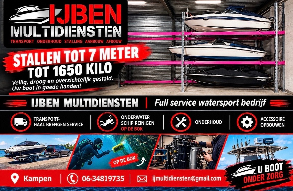 Stallingsplek boten - Nog 10 plaatsen beschikbaar!, Winter, Binnen