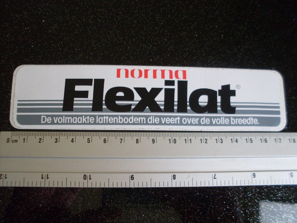 sticker norma flexilat lattenbodem veert over volle breedte, Verzenden, Zo goed als nieuw, Merk