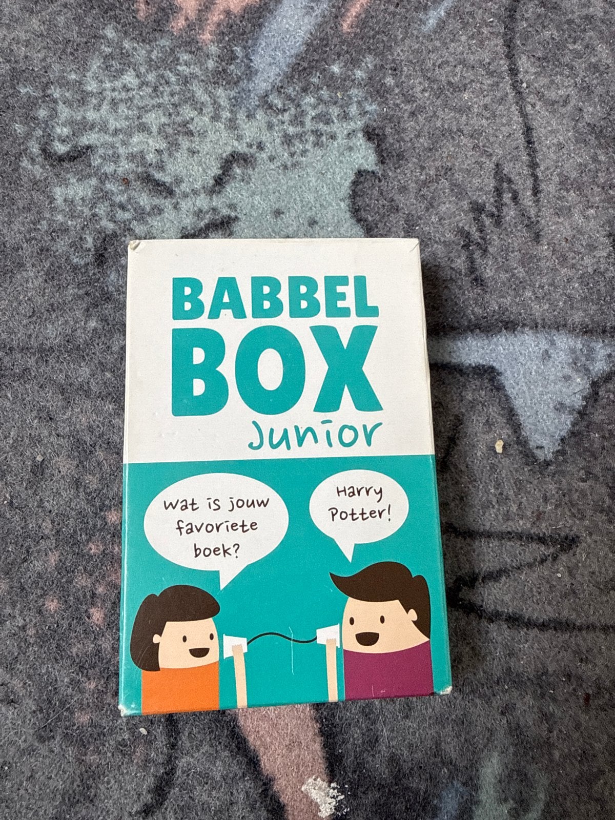 Babbel Box Junior - Het leuke vragenkaartspel voor kinderen, Drie of vier spelers, Ophalen of Verzenden, Gebruikt