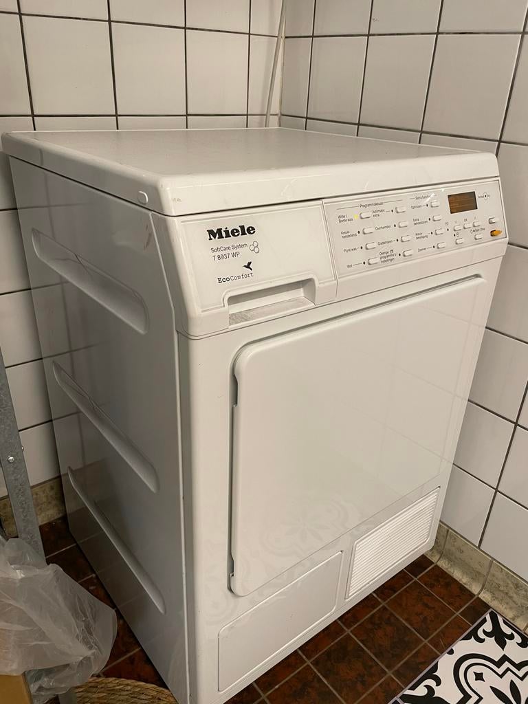 Miele T8937 WP warmtepompdroger 7kg - goed onderhouden, Ophalen, 6 tot 8 kg, Gebruikt, Overige typen