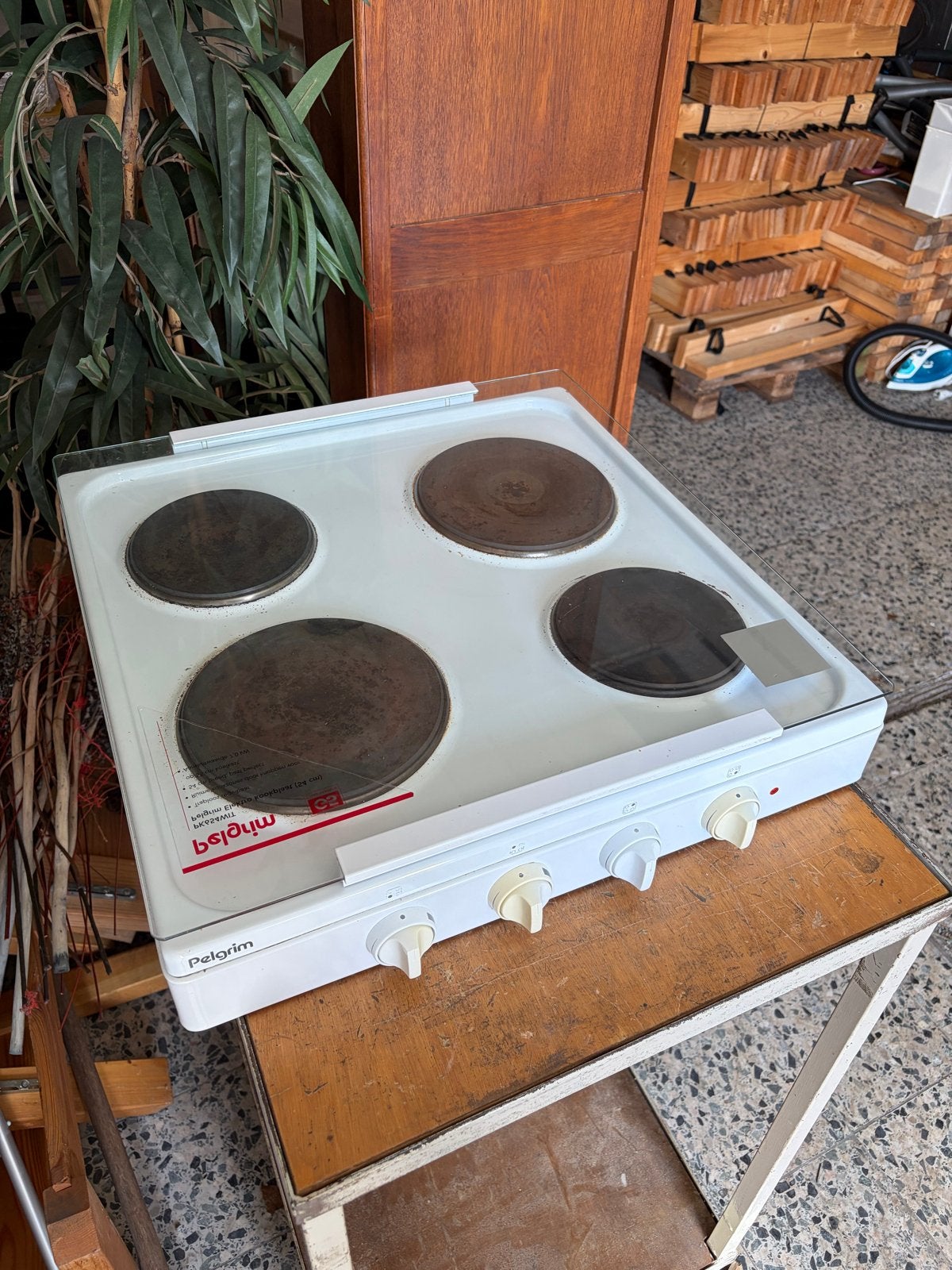 Pelgrim Elektrische Kookplaat - 4 Kookzones Grote Voorraad!, Witgoed en Apparatuur, Ophalen, Gebruikt, Minder dan 85 cm, 4 kookzones