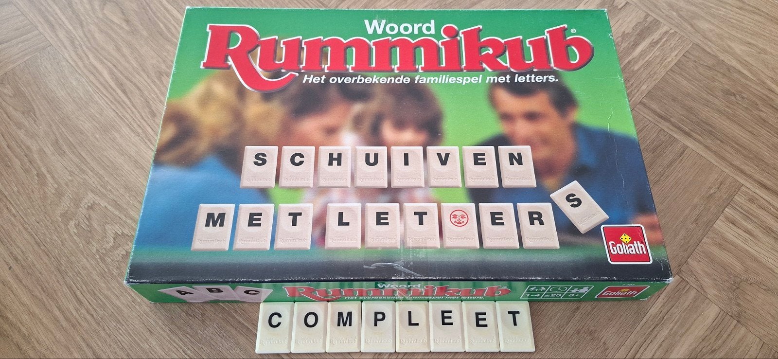 Rummikub letters, Een of twee spelers, Ophalen of Verzenden, Zo goed als nieuw, Goliath