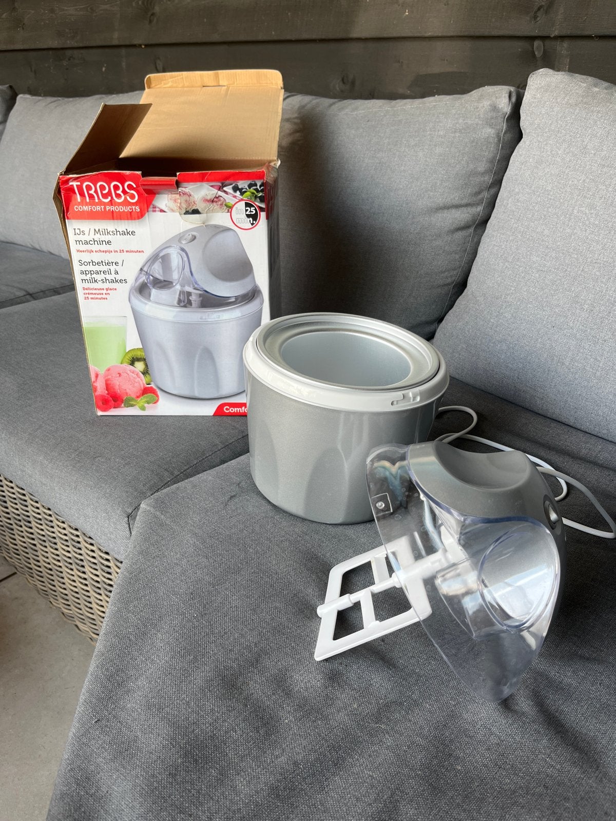 Trebs IJs/Milkshake Machine - Zo goed als nieuw, Ophalen of Verzenden, Zo goed als nieuw