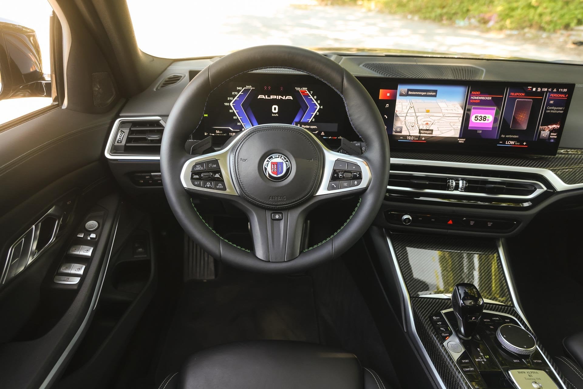 Alpina B3 touring Automaat / Trekhaak / Adaptief M onderstel, Auto's, Alpina, Zwart, Geïmporteerd, 6 cilinders, 750 kg