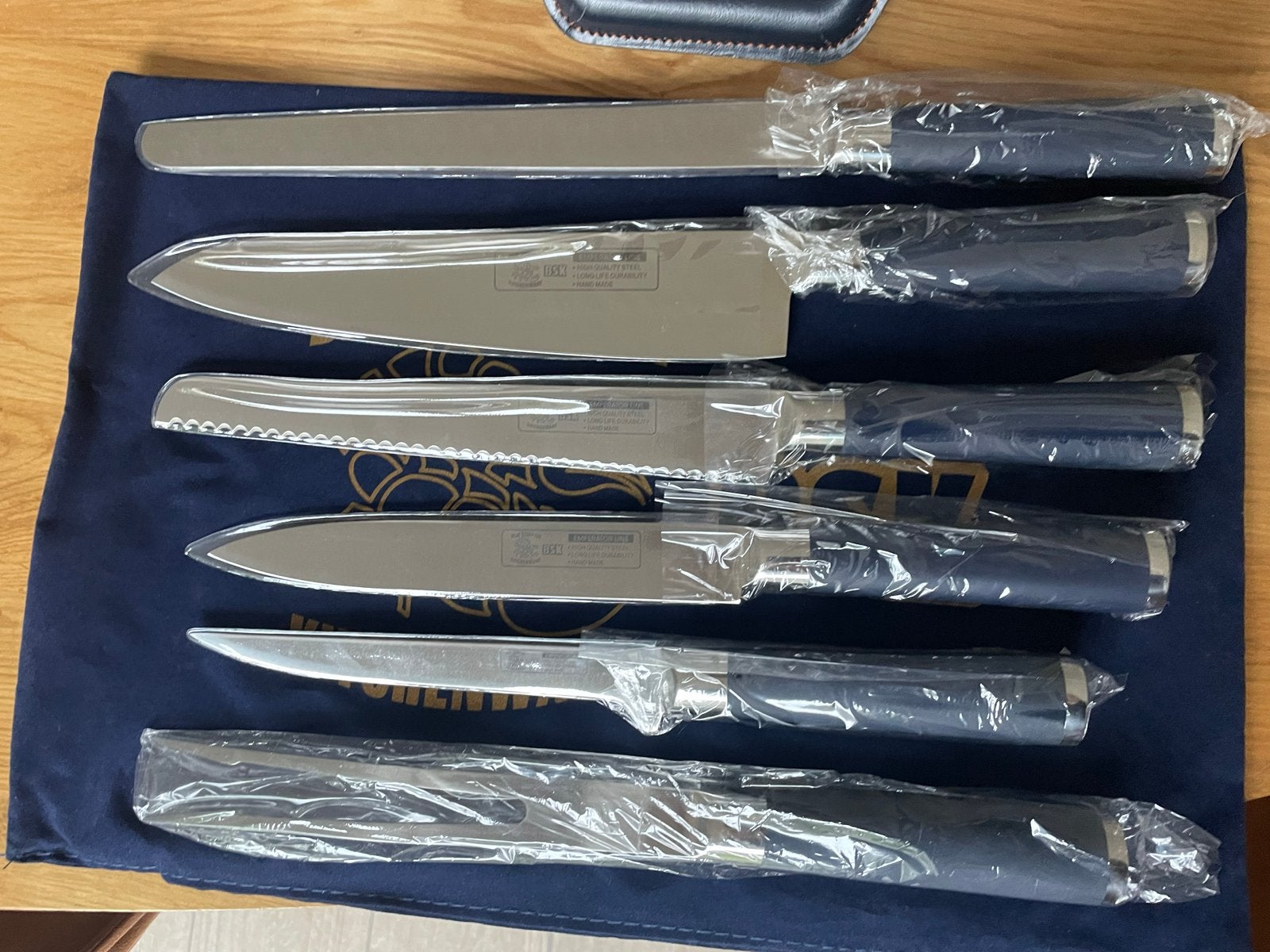 BSK Blue Scorpion Kitchenware 12-delige Messenset in Koffer, Bestekset, Nieuw, Ophalen of Verzenden, Rvs of Chroom