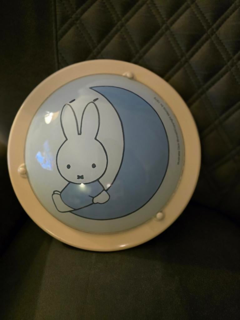 Vintage Nijntje Plafondlamp uit 1979 - Dick Bruna, Huis en Inrichting, Ophalen of Verzenden, Gebruikt, Kunststof