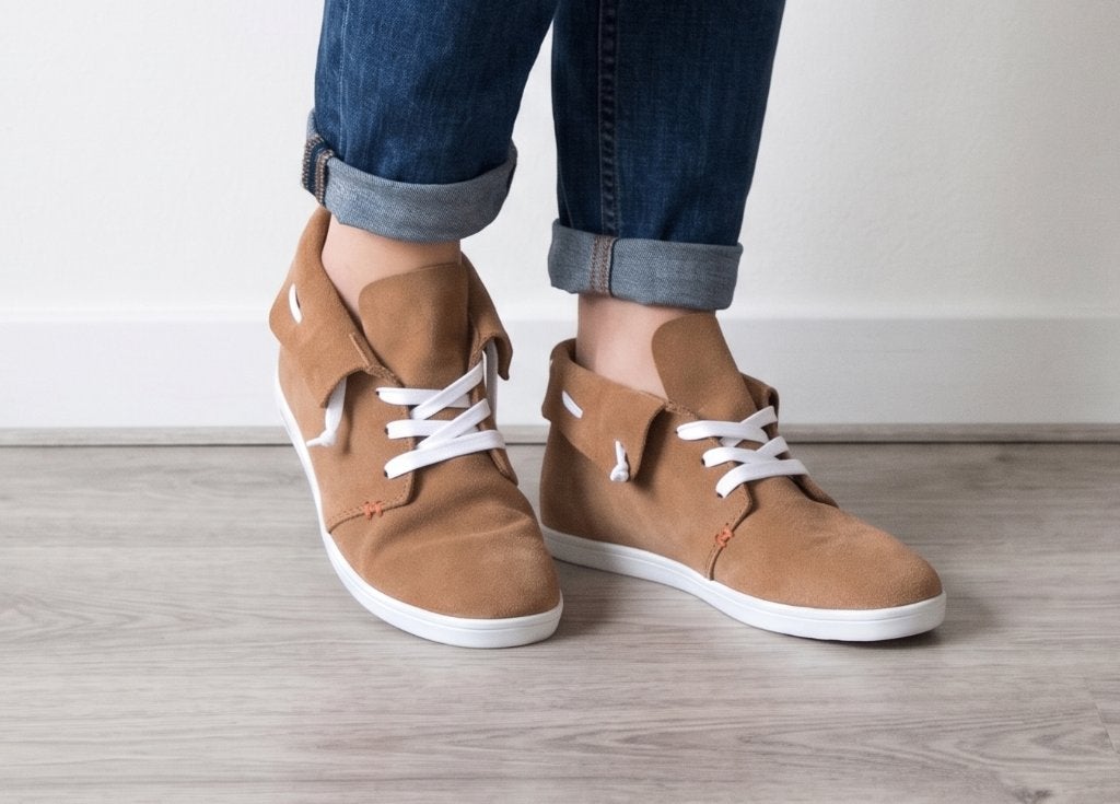 Hub - NIEUW - suède veterschoenen - cognac bruin - maat 37, Bruin, Verzenden, Hub, Nieuw