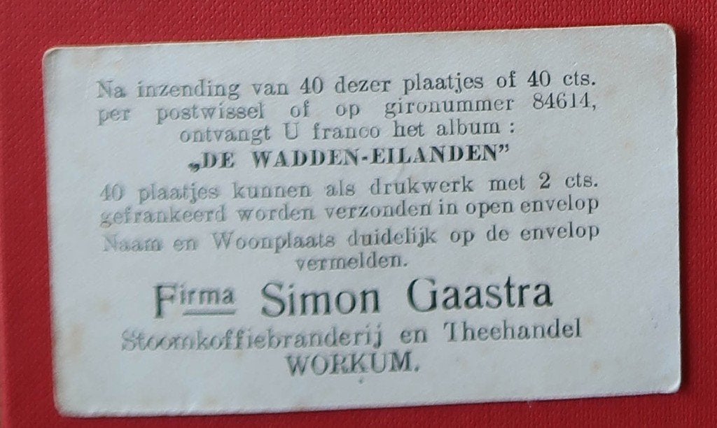 Verzamel plaatjes Wouda’s Meelfabriek Sneek en Simon Gaastra, Ophalen of Verzenden, Gebruikt, Meerdere plaatjes