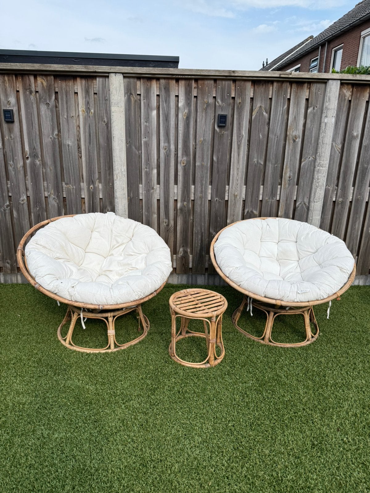 Papasan stoel rotan, Ophalen, Rotan