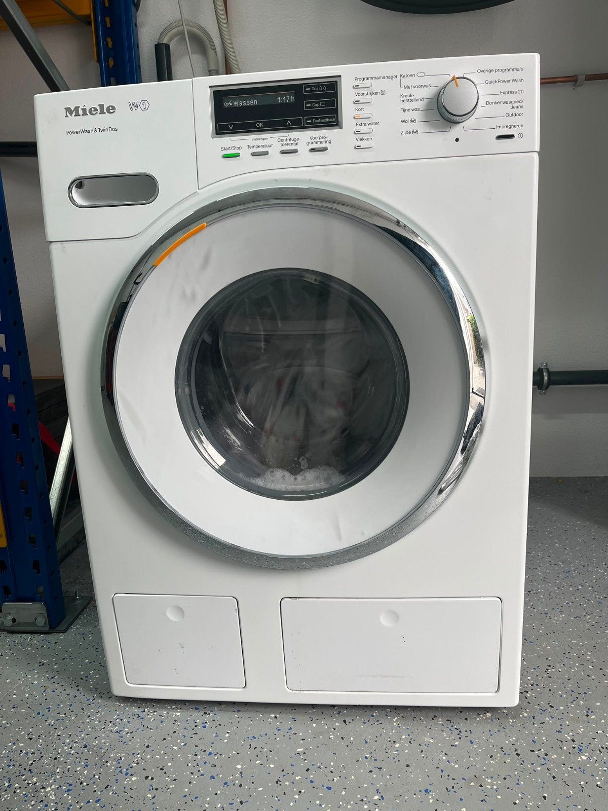 Miele WMM160 WPS W1 PowerWash & TwinDos wasmachine, Witgoed en Apparatuur, 8 tot 10 kg, Ophalen, 85 tot 90 cm