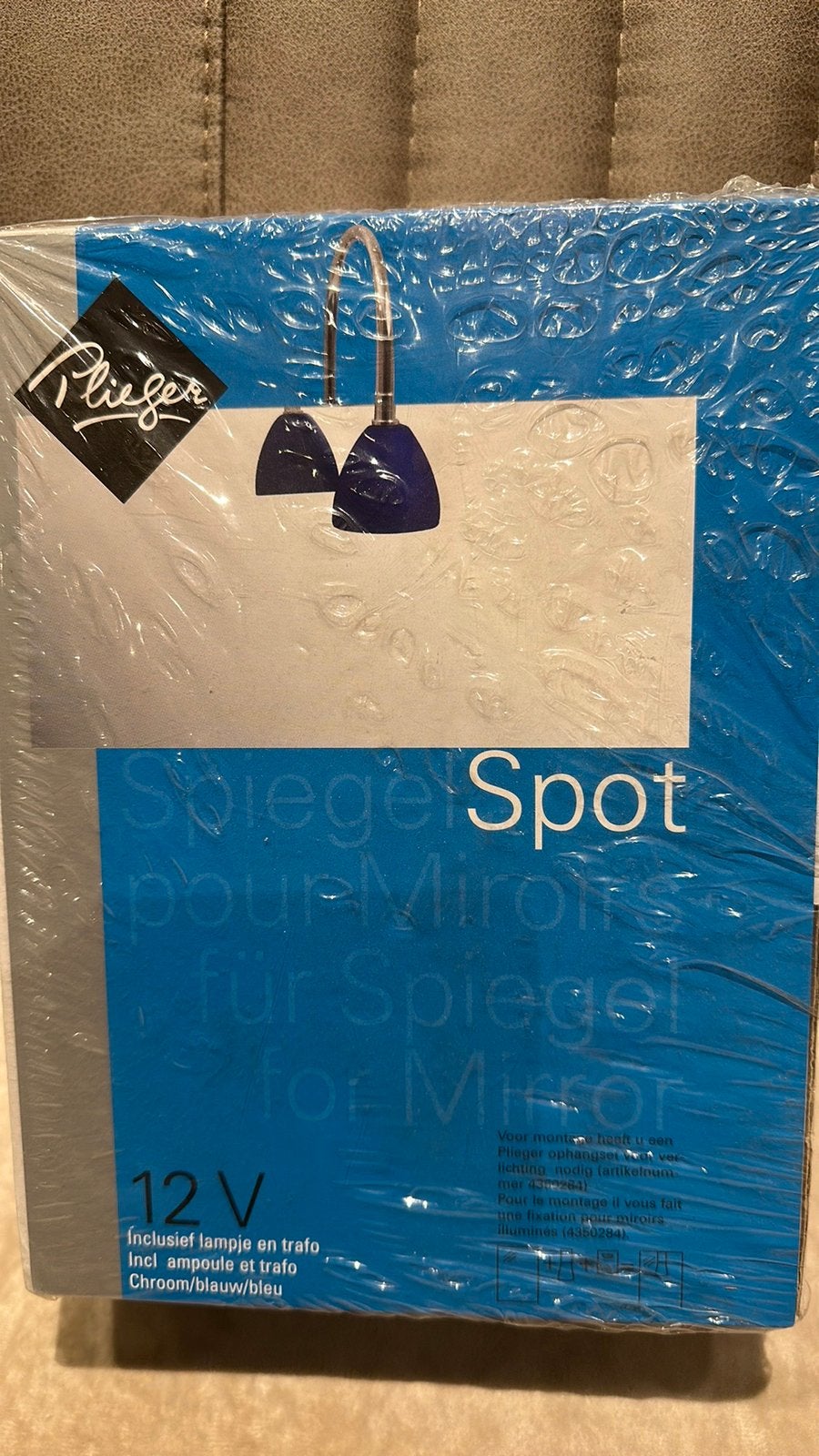 Plieger lamp met spiegel, Ophalen of Verzenden, Nieuw