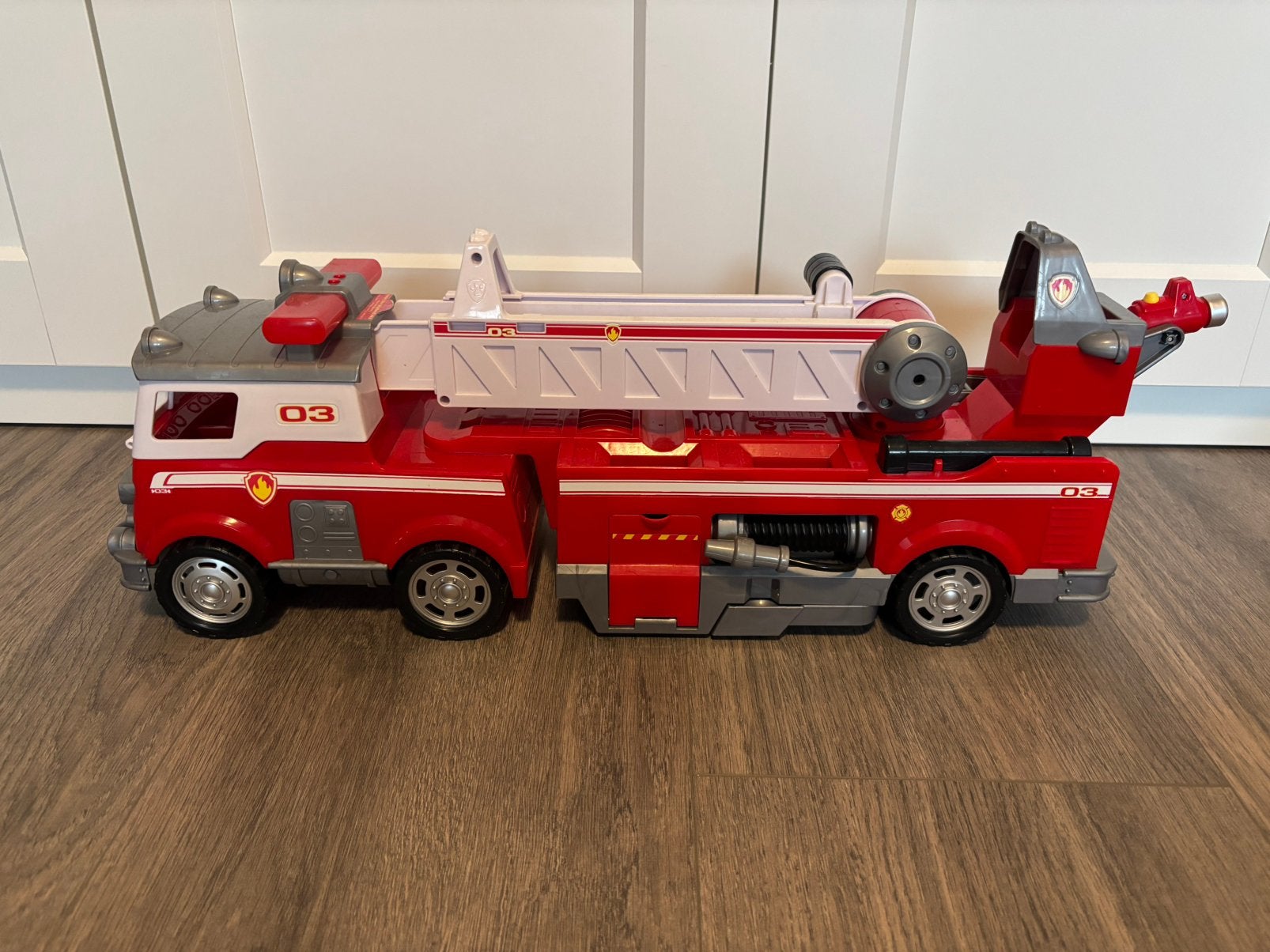 Paw patrol brandweer auto, Ophalen of Verzenden, Gebruikt