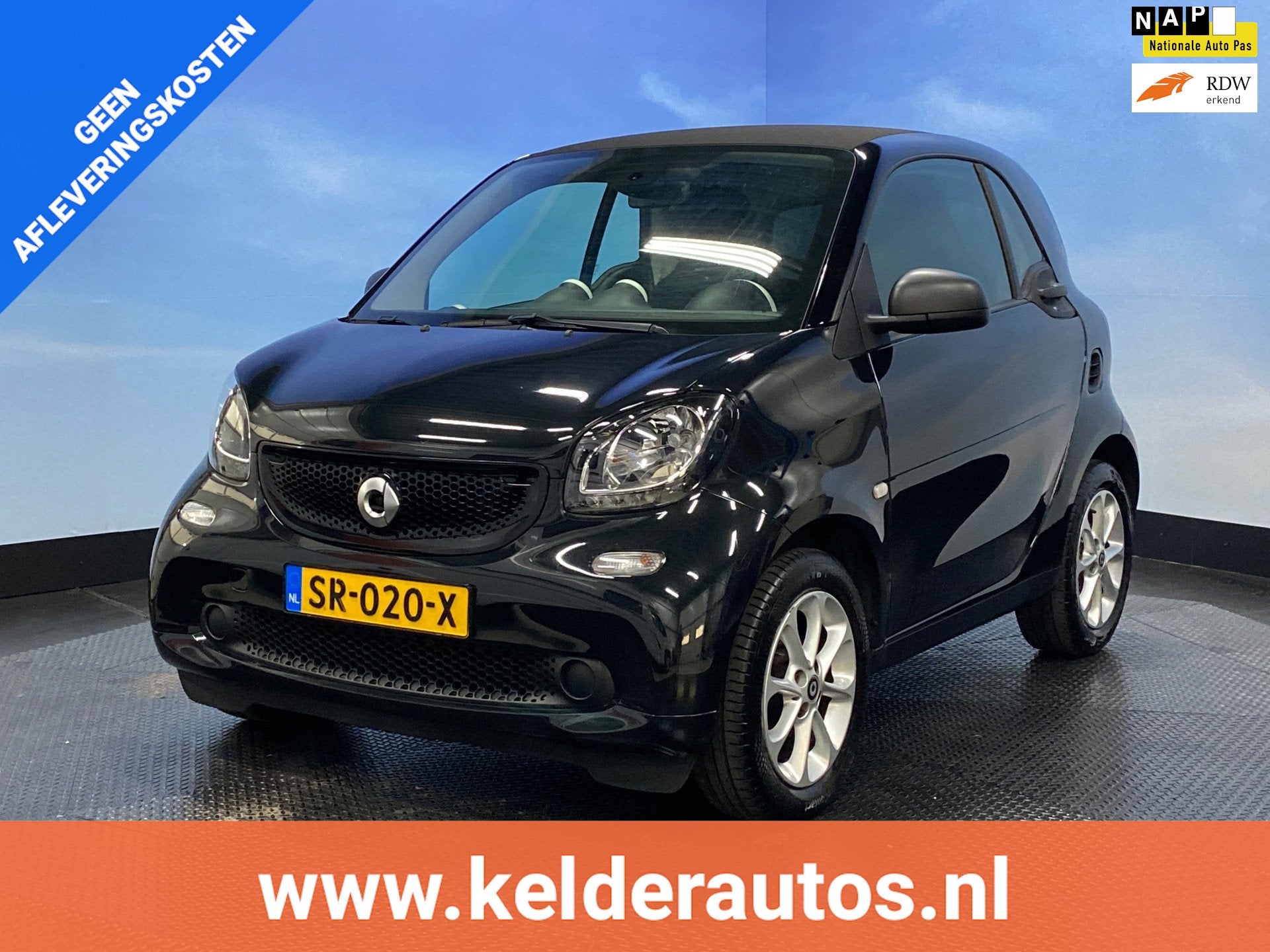 Smart Fortwo 1.0 Business Solution, Gebruikt, Zwart, Origineel Nederlands, Handgeschakeld
