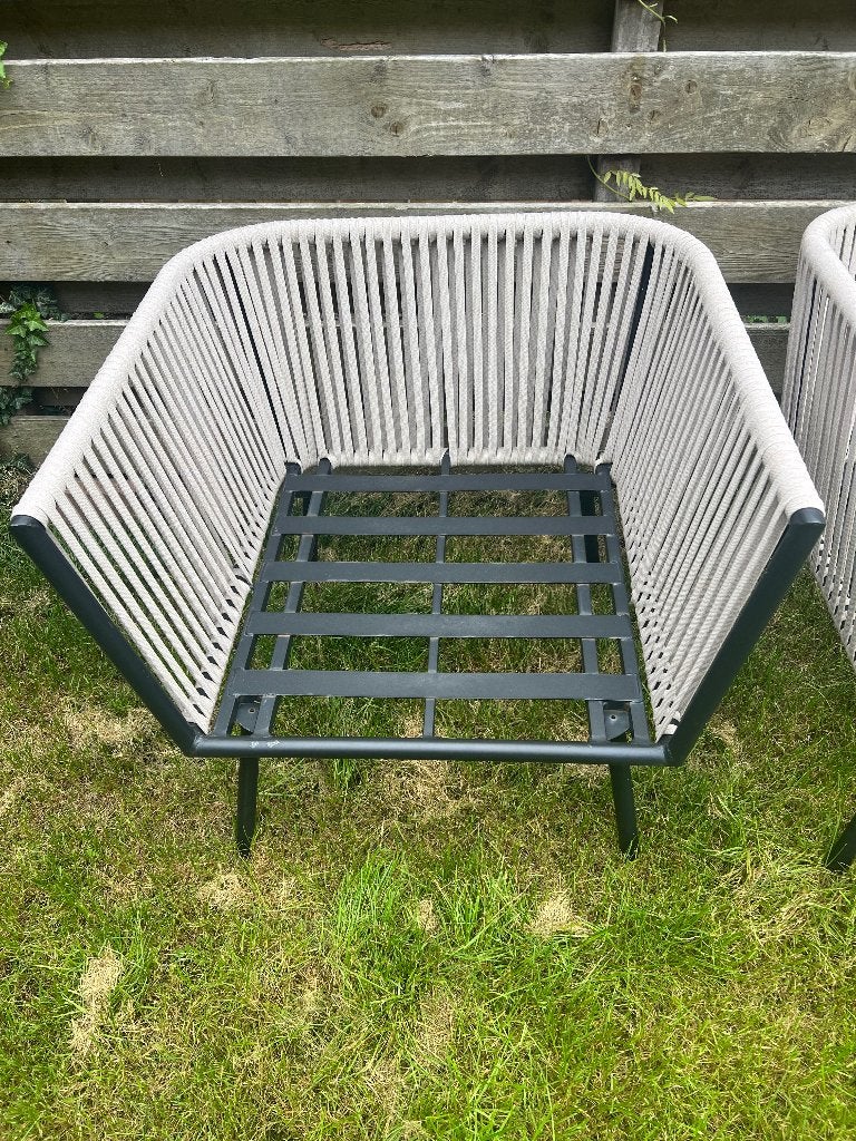2 Tuinstoelen, Ophalen, Gebruikt, Kunststof