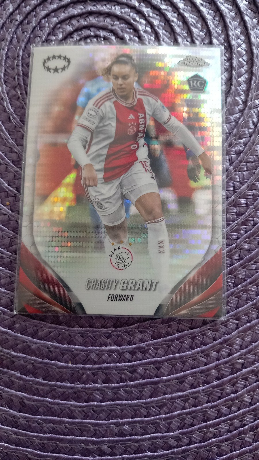 Chasity Grant Topps Chrome RC Ajax Spelerskaart, Verzenden, Zo goed als nieuw, Ajax, Spelerskaart