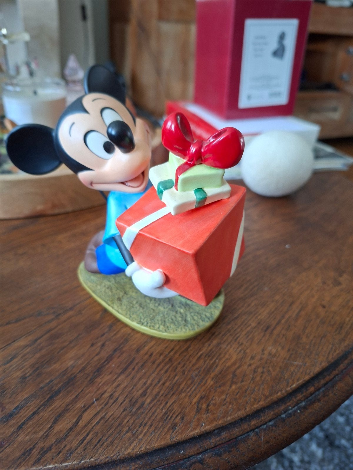 WDCC mickey mouse, Verzamelen, Ophalen of Verzenden, Mickey Mouse, Zo goed als nieuw, Beeldje of Figuurtje