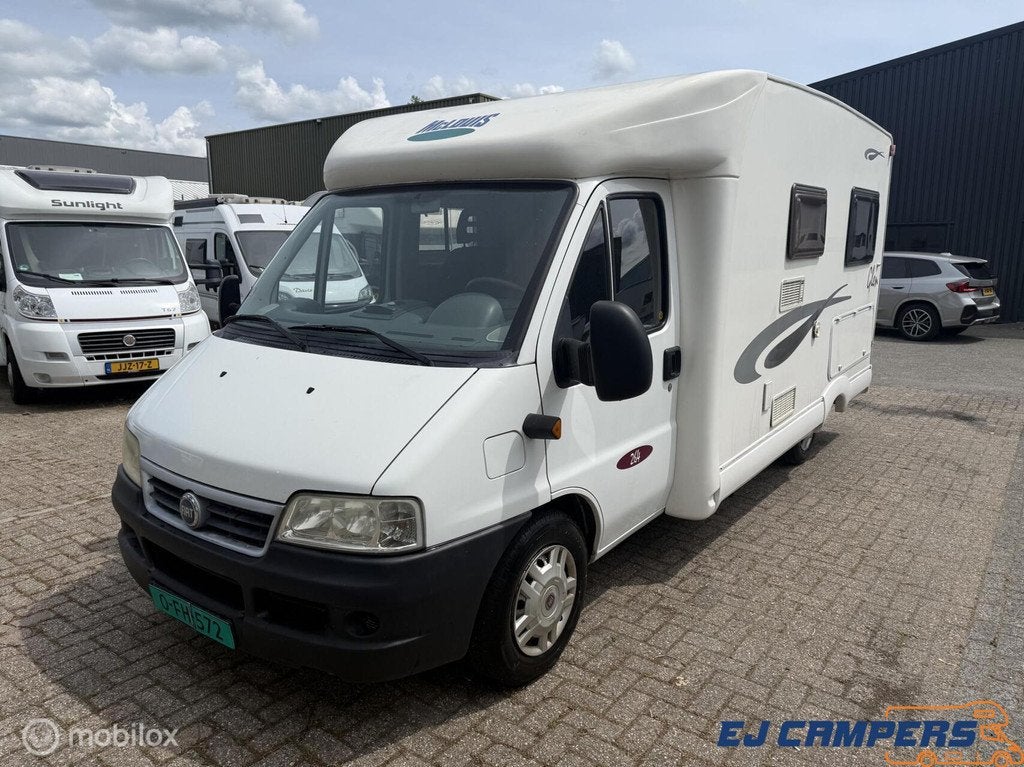 Fiat McLouis Mc Louis, Caravans en Kamperen, Campers, Bedrijf, Half-integraal, Fiat, Diesel, Handgeschakeld, Ringverwarming, Boiler