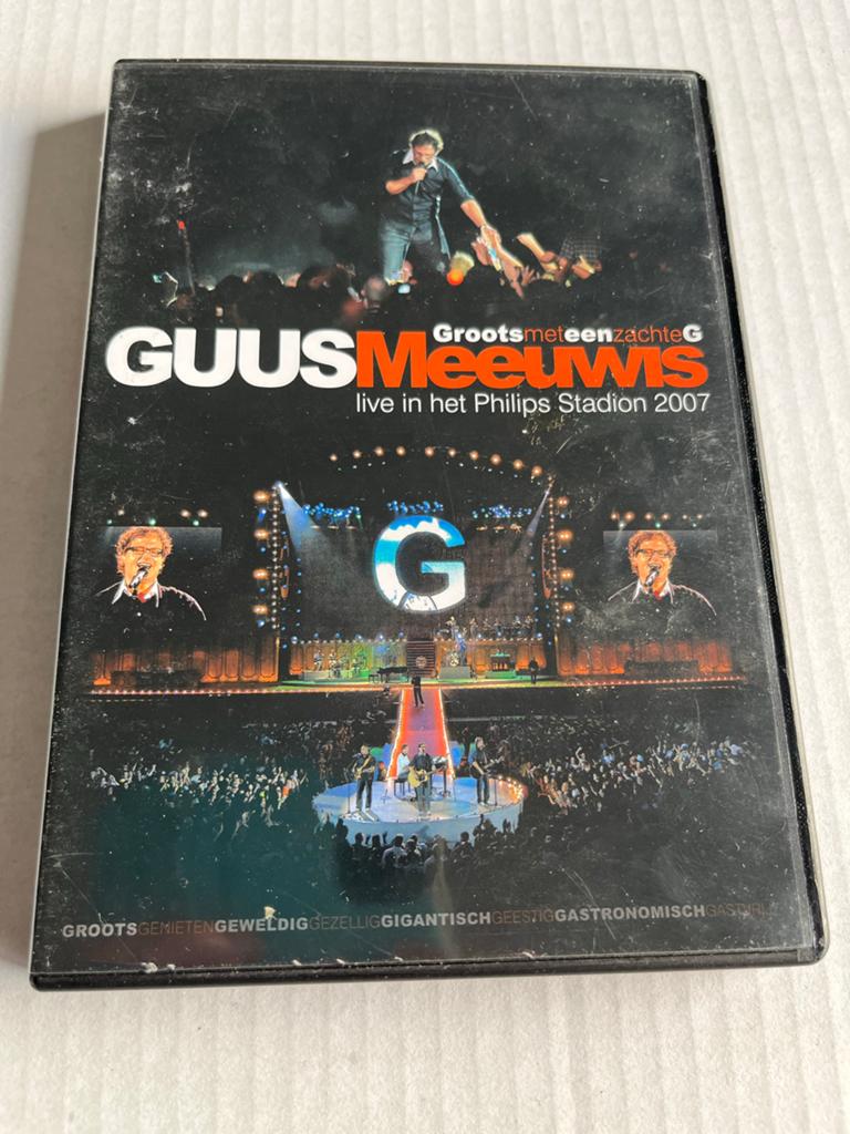 Guus Meeuwis - Groots met een zachte G Live DVD 2007, Alle leeftijden, Ophalen of Verzenden, Gebruikt, Muziek en Concerten