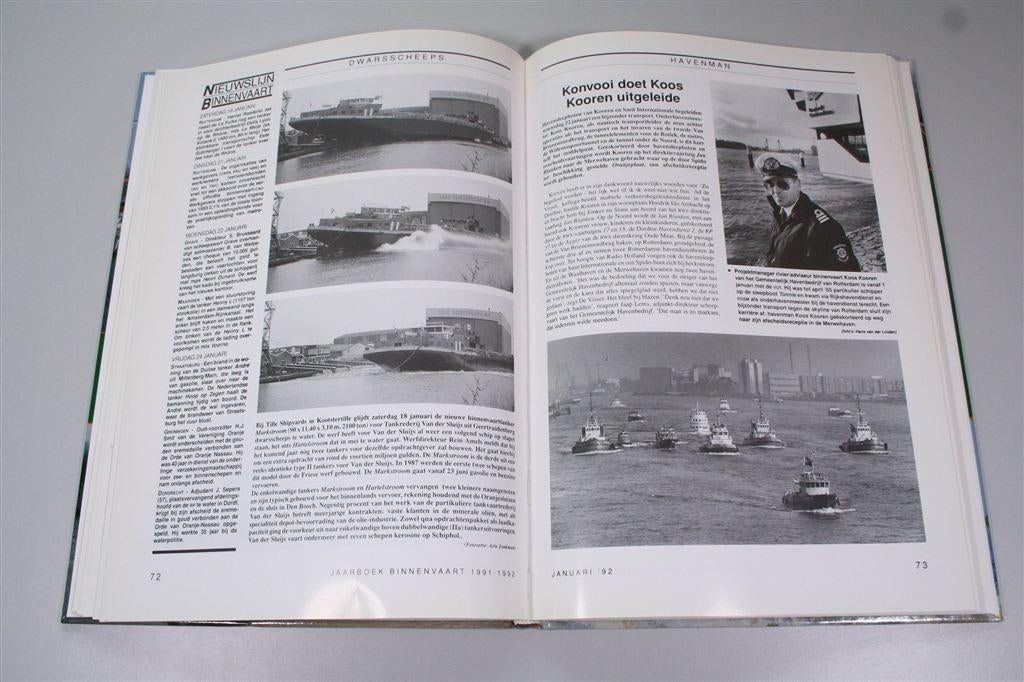 Jaarboek binnenvaart 1992 — Rijk geïllustreerd Boek, Verzamelen, Scheepvaart, N.v.t., N.v.t., Ophalen of Verzenden, Zo goed als nieuw