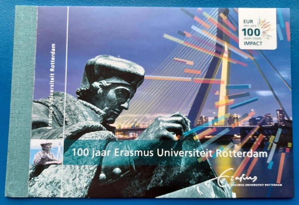 PP 33 100 jaar Erasmus Universiteit Rotterdam - 2013, Postzegels en Munten, Ophalen of Verzenden, Na 1940, Postfris