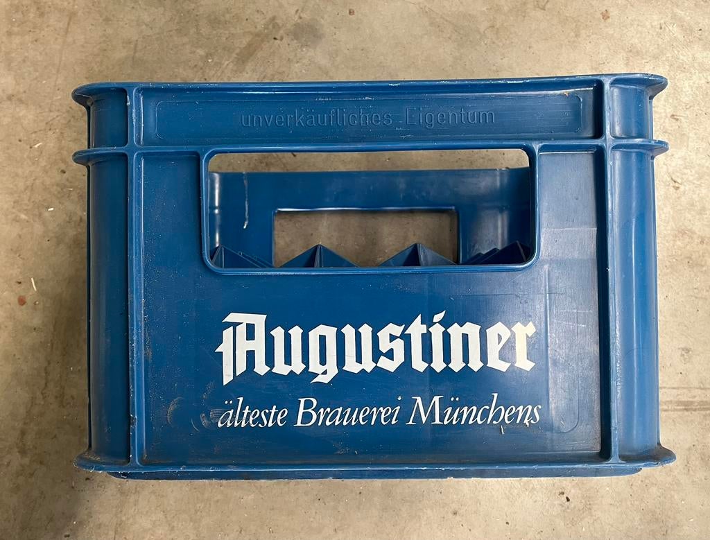Augustiner-brau München krat case beer  bierkrat, Ophalen of Verzenden, Zo goed als nieuw, Overige typen, Overige merken