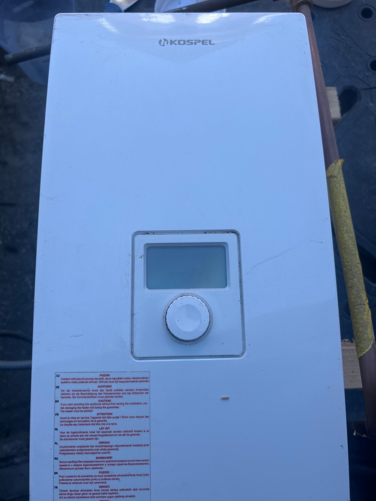 Kospel KDE5 Elektrische Doorstroomboiler 24kW, 20 tot 100 liter, Propaan of Butaan, Boiler, Ophalen of Verzenden