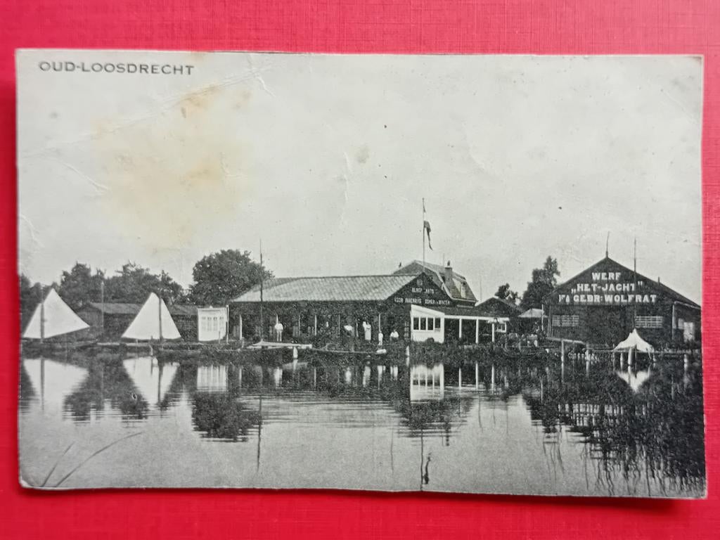 Ansichtkaart Oud Loosdrecht, Ophalen of Verzenden, Noord-Holland