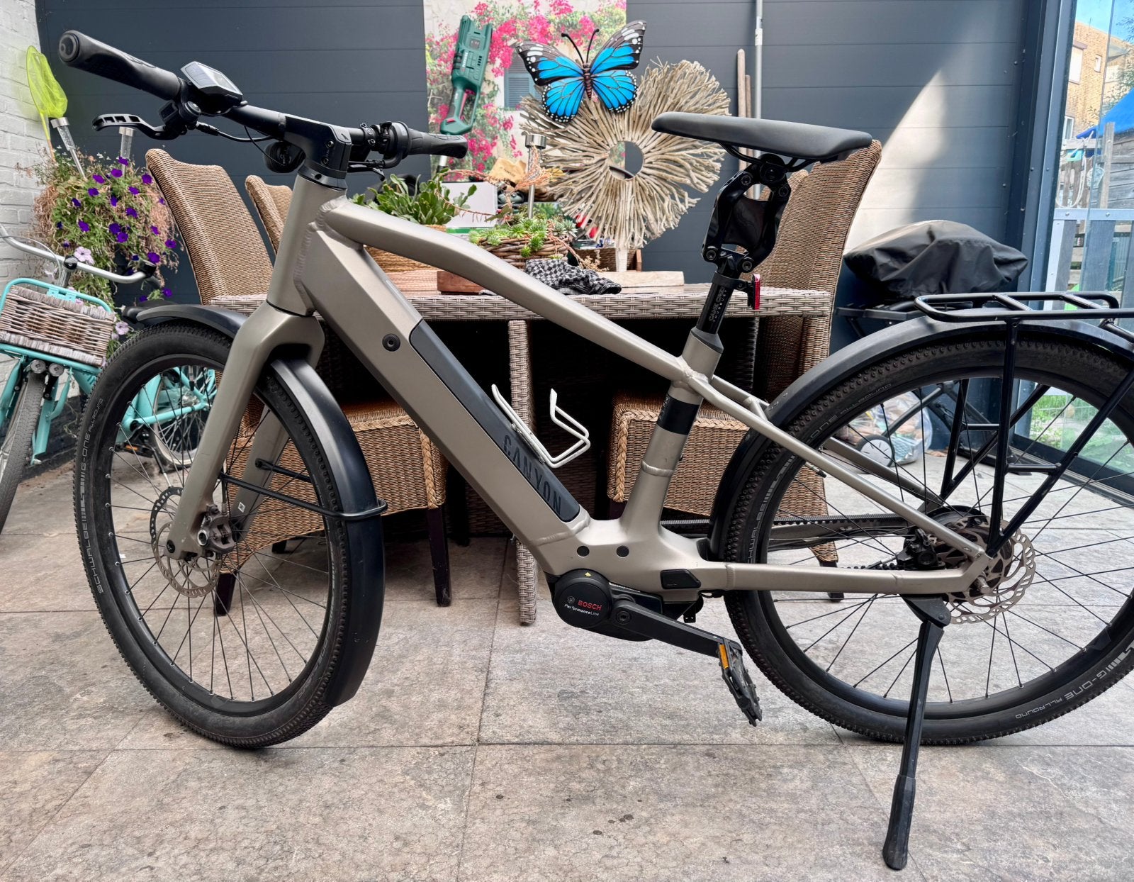 Canyon Precede:ON 7 E-Bike (Maat M)– Riemaandrijving & Bosch, Fietsen en Brommers, Zo goed als nieuw, 51 tot 55 cm, 50 km per accu of meer
