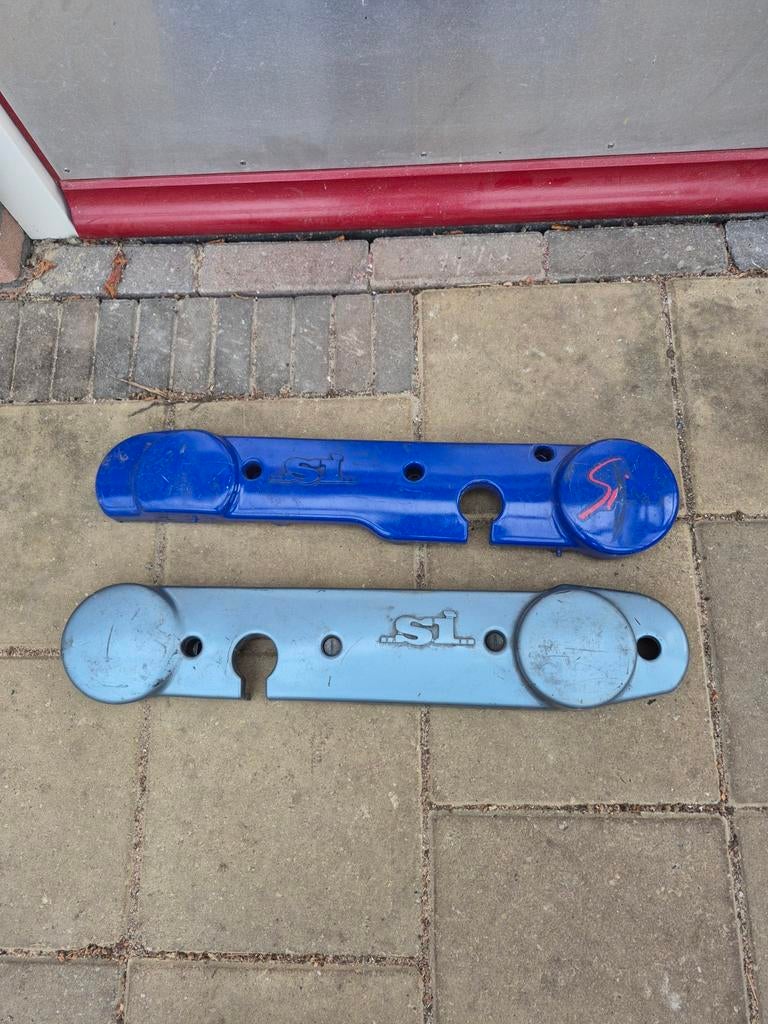 Vespa SI  blauwe  zij kappen, Ophalen of Verzenden, Zo goed als nieuw, Kap, Piaggio