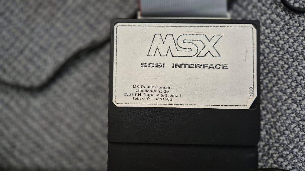 vintage msx scsi interface diskdrive, Ophalen of Verzenden, MSX 1 & MSX 2