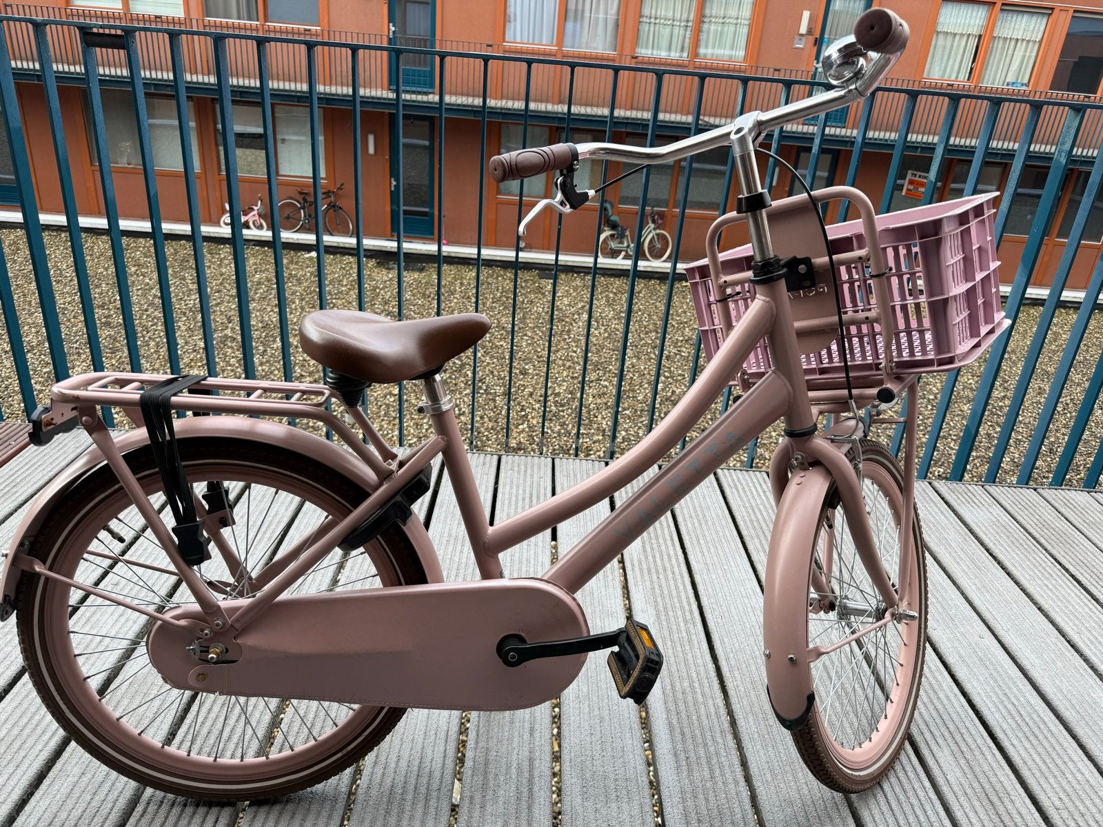 22 inch meisjesfiets, Ophalen, Terugtraprem, 22 inch, Gebruikt