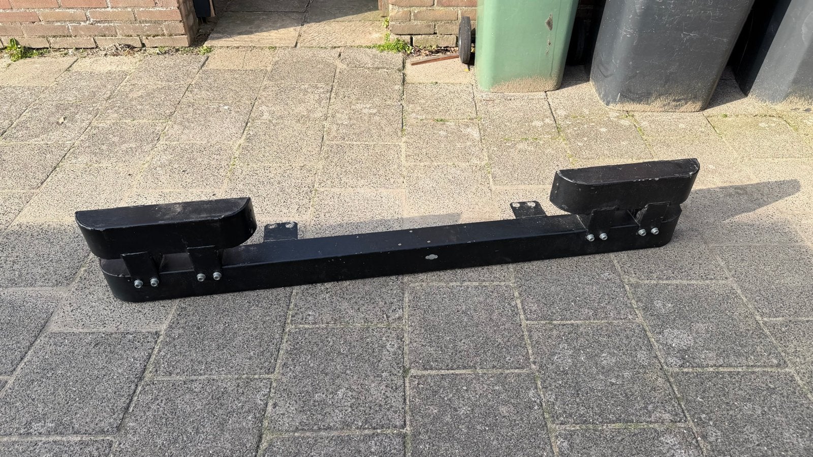 Land Rover Series Bumper met Bumperettes, Ophalen, Voor, Bumper, Gebruikt