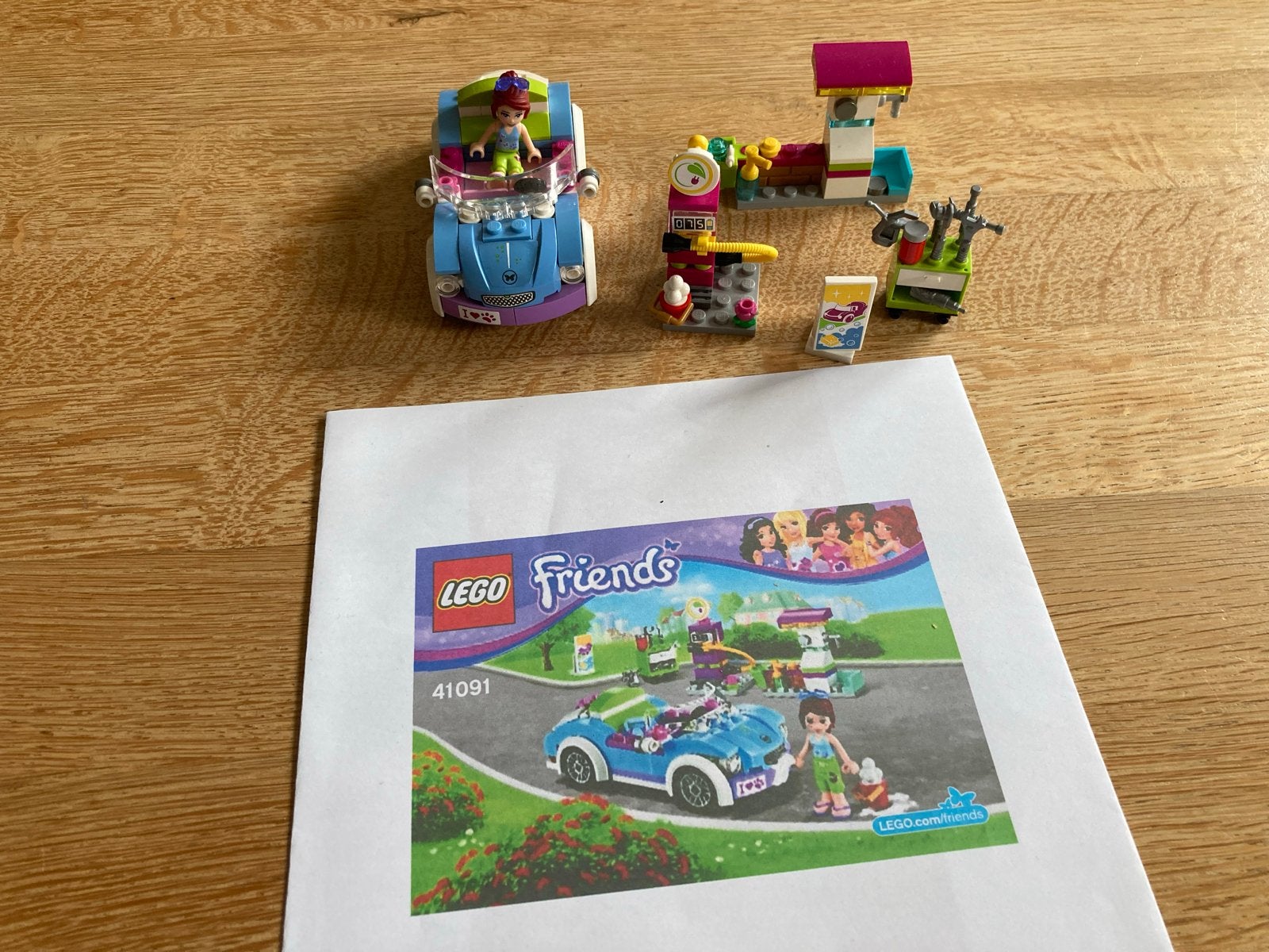 Lego Friends 41091 Mia's Sportwagen met Mia Minifiguur, Ophalen, Lego, Friends, Zo goed als nieuw