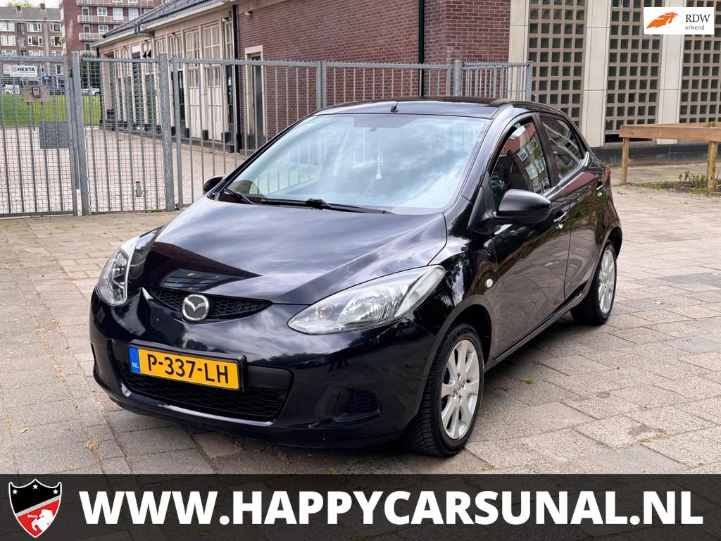 Mazda 2 1.3 S, AIRCO, NIEUWE APK, NAP 146.000 KM, Stof, Gebruikt, 31 €/maand, 4 cilinders